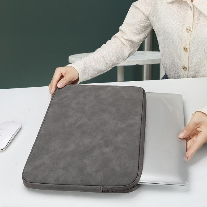 Lightweight Waterproof Lambskin Laptop Sleeve - Fits