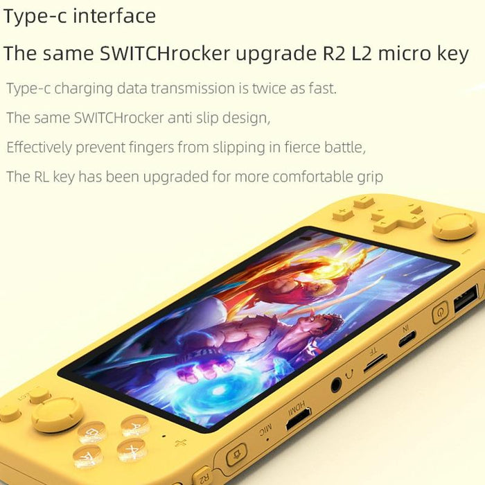 Rg3000 Handheld Game Console Support Double Handle Mini Game Console