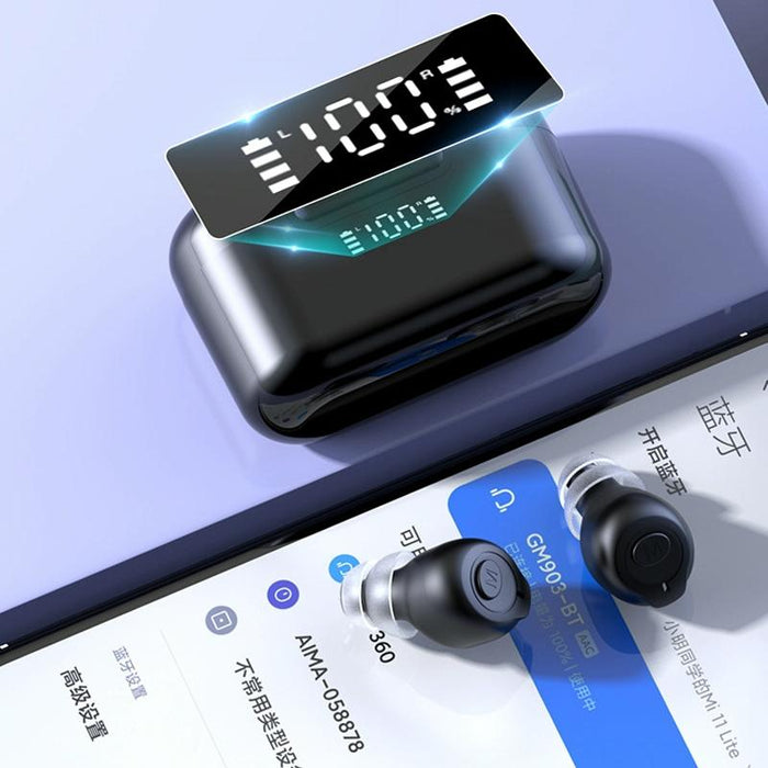 Bluetooth Dual Host Hearing Aid Lcd Display Elderly Sound Amplifier