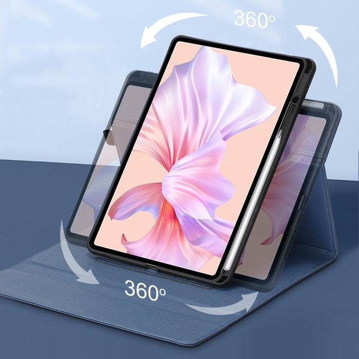 For Huawei Matepad Pro 12.6 Inches Microfiber Lambskin Rotatable Magnetic Tablet Protective Cover