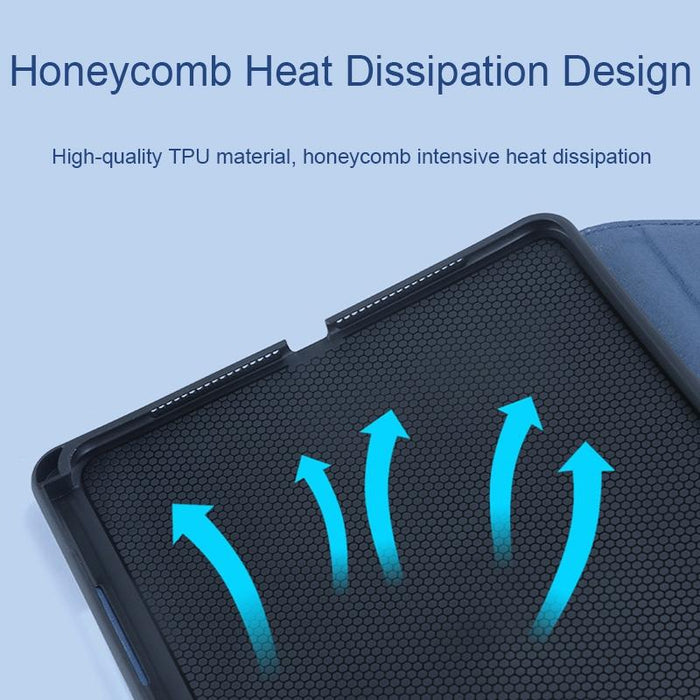 For Huawei Matepad Pro 12.6 Inches Microfiber Lambskin Rotatable Magnetic Tablet Protective Cover