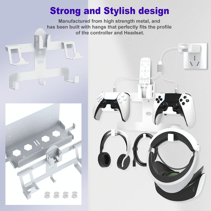 For Ps5 / Ps Vr2 Series Jys Jys-P5163 Helmet Headset Host Handle Storage Rack