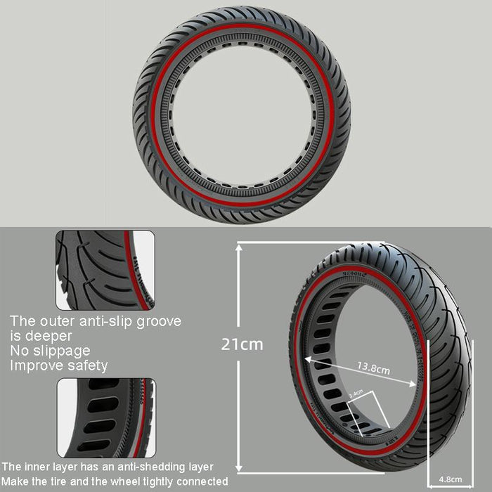 Electric Scooter 8.5 Inch Honeycomb Solid Tire For Xiaomi