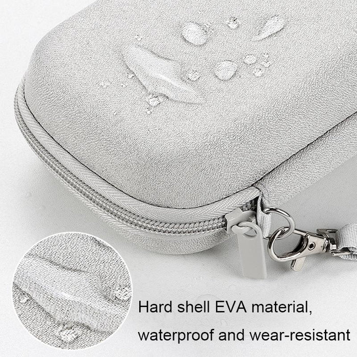 Multifunctional Eva Hard Shell Shockproof And Anti-Drop Digital Storage Bag With Handle Navy Blue