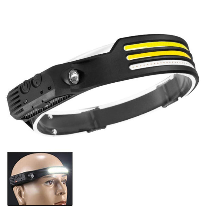 Usb Rechargeable Motion Sensor Headlamp For Outdoor Fishing