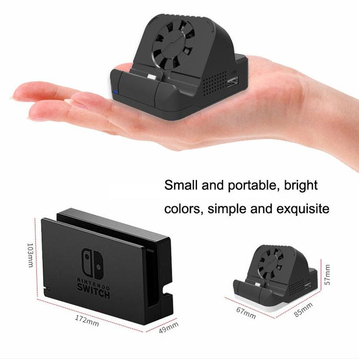 Switch Oled Hdmi Converter With Cooling Fan And Charger