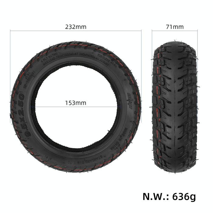 9.5x2.5 Inch Off-road Tubeless Tire For Kqi3/kqi3 Pro/kqi3