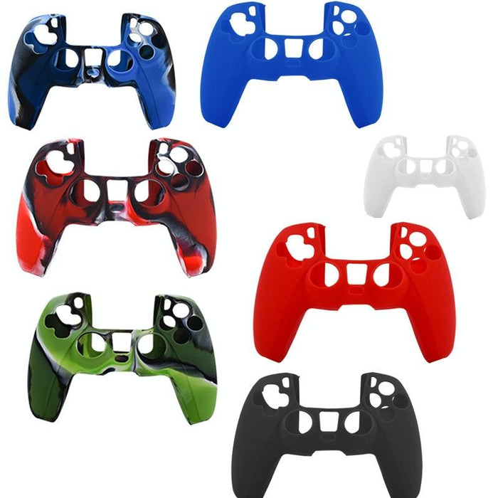 For Ps5 Controller Silicone Case Protective Cover - Red