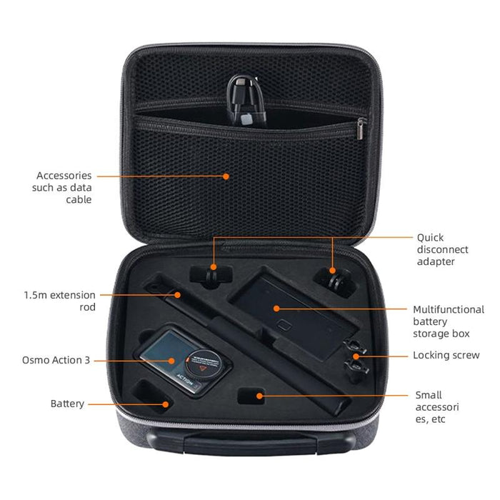 Portable Waterproof Handheld Protective Case For Dji Action