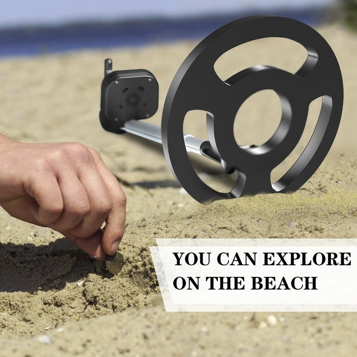 Md3002 Children Beach Toy Underground Metal Detector Black