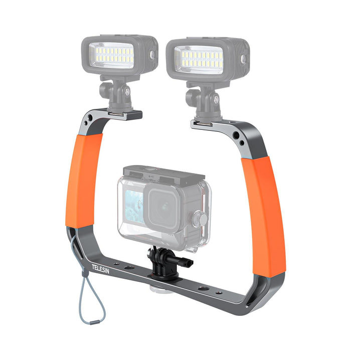 Action Camera Handheld Grip Stabilizer For Underwater Scuba