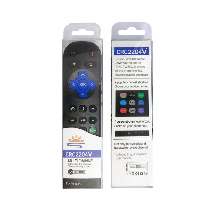 Universal Smart Tv Remote For Roku Lcd - Infrared Control