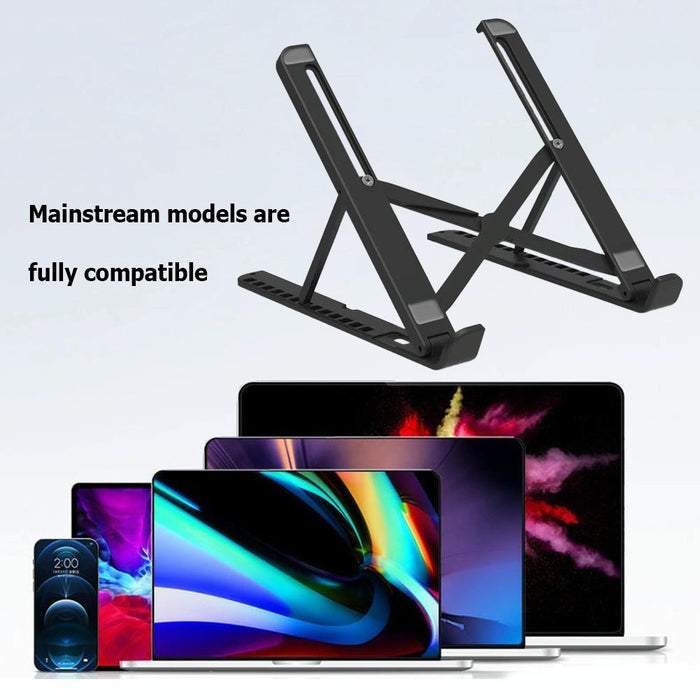 2 In 1 Laptop Mobile Phone Stand Heightening Cooling