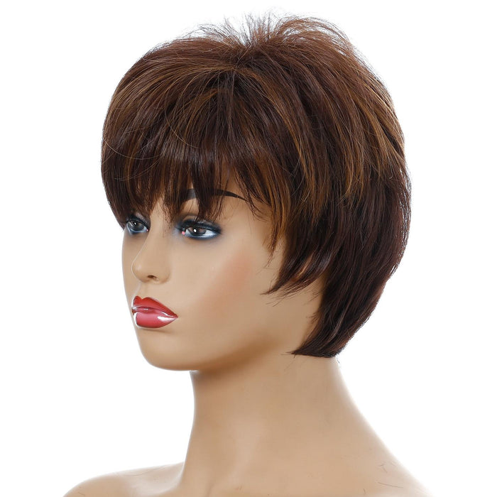 Short Curly Wig High Temp Silk Fiber