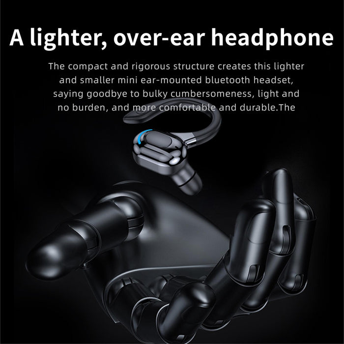 F8 Hanging Ear Stereo Wireless Bluetooth Earphones With Charging Bin