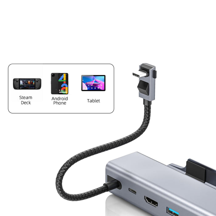 For Steam Deck Hdmi & Rj45 2 Usb 3.0 Usb-c/type-c Usb-c Pd