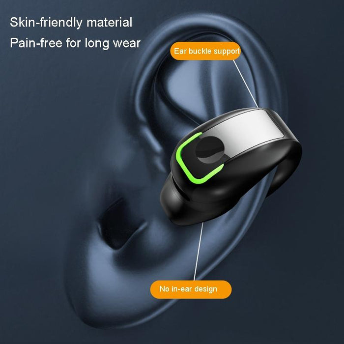 Gd28 Ipx4 Waterproof Single-Ear Lightweight Clip Ear Bluetooth Earphone