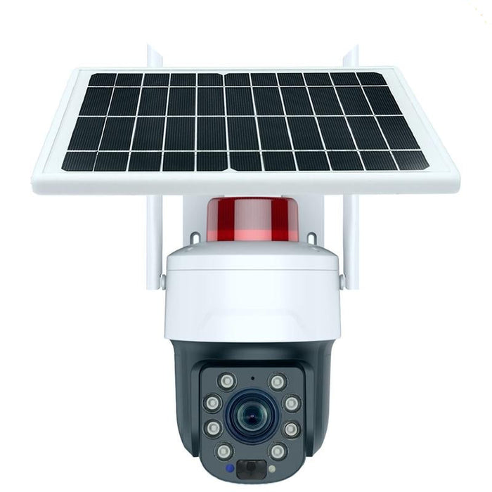 Graffiti 5Mp Wifi Wireless Solar Camera 30X Optical Zoom Auto Tracking Patrol Ip66 Waterproof