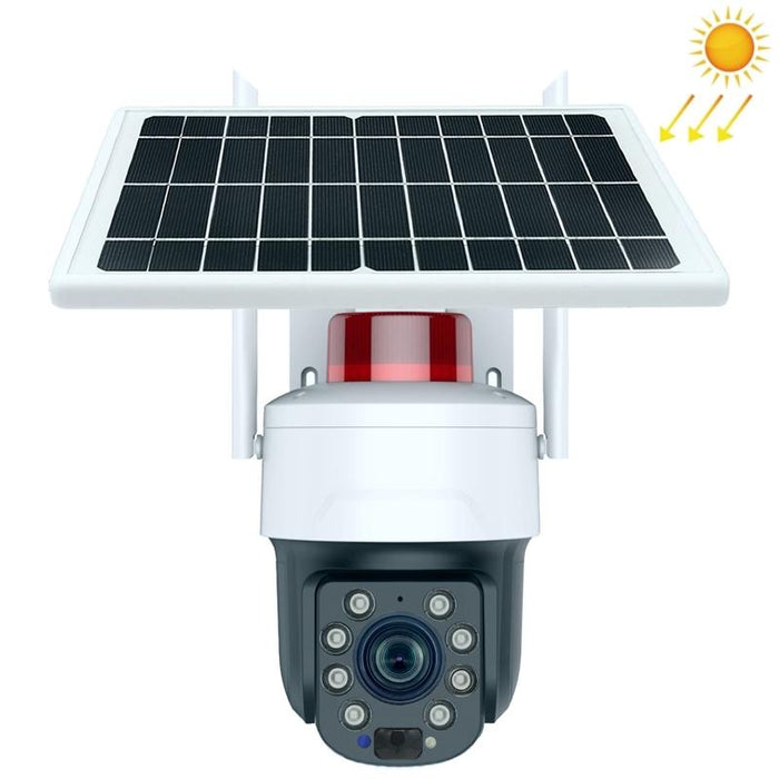 Graffiti 5Mp Wifi Wireless Solar Camera 30X Optical Zoom Auto Tracking Patrol Ip66 Waterproof