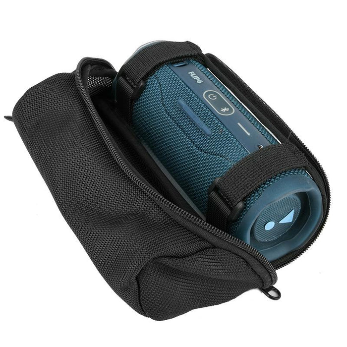 For Jbl Flip5/6/7 Speaker Bicycle Front Bag Outdoor Riding Audio Messenger Shoulder Bag Black