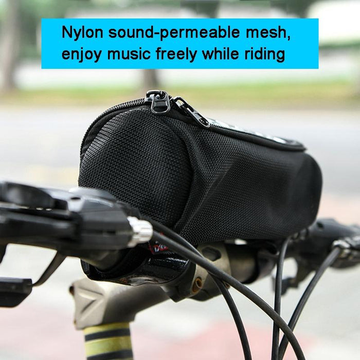 For Jbl Flip5/6/7 Speaker Bicycle Front Bag Outdoor Riding Audio Messenger Shoulder Bag Black