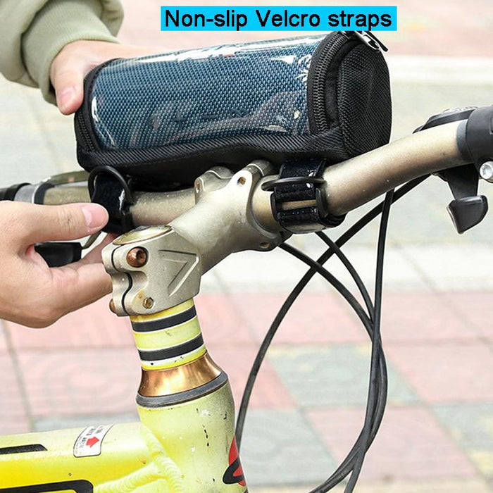 For Jbl Flip5/6/7 Speaker Bicycle Front Bag Outdoor Riding Audio Messenger Shoulder Bag Black