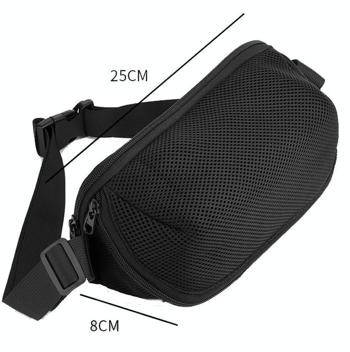 Universal Bluetooth Speaker Messenger Bag Chest Bag Handbag For Jbl Flip Series/Ue Boom 3/Beats Pill Etc Black