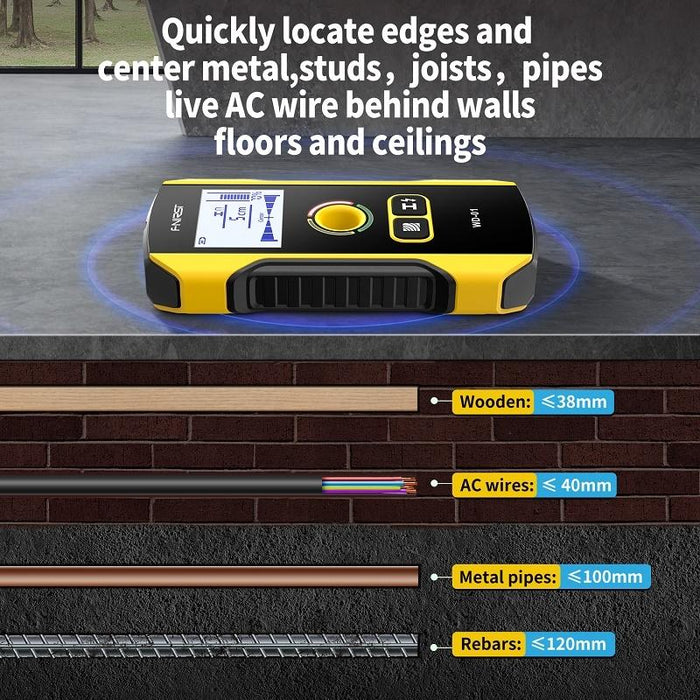 Wd-01 Multifunctional Load-Bearing Wall Wire Metal Detector Dark Line Scanner