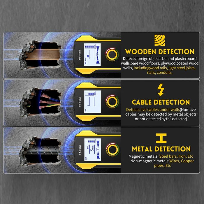 Wd-01 Multifunctional Load-Bearing Wall Wire Metal Detector Dark Line Scanner