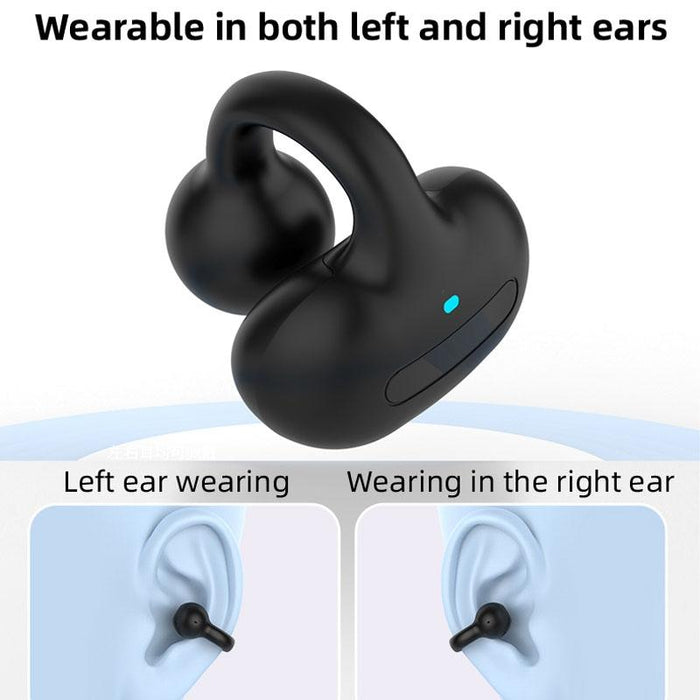 M-S8 Wireless Stereo Single Ear Clip-On Bluetooth Earphone