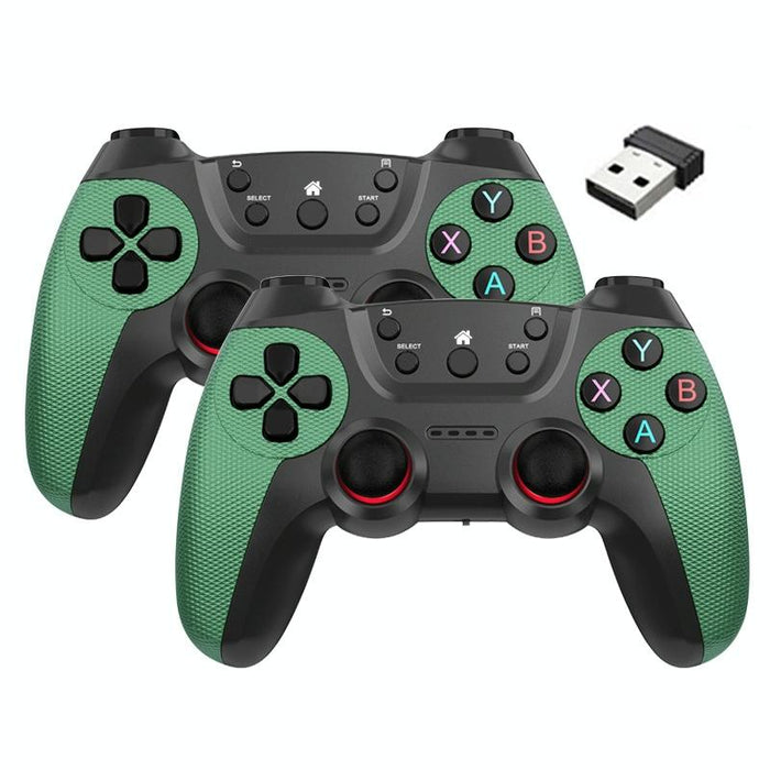 Km-029 2.4G One For Two Doubles Wireless Controller Support Pc / Linux / Android / Tvbox