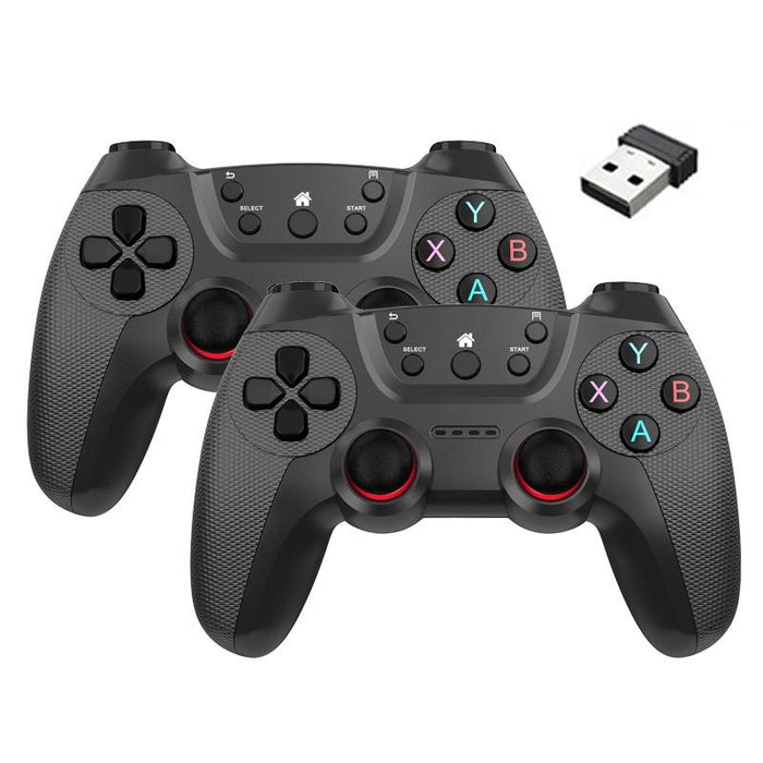 Km-029 2.4G One For Two Doubles Wireless Controller Support Pc / Linux / Android / Tvbox