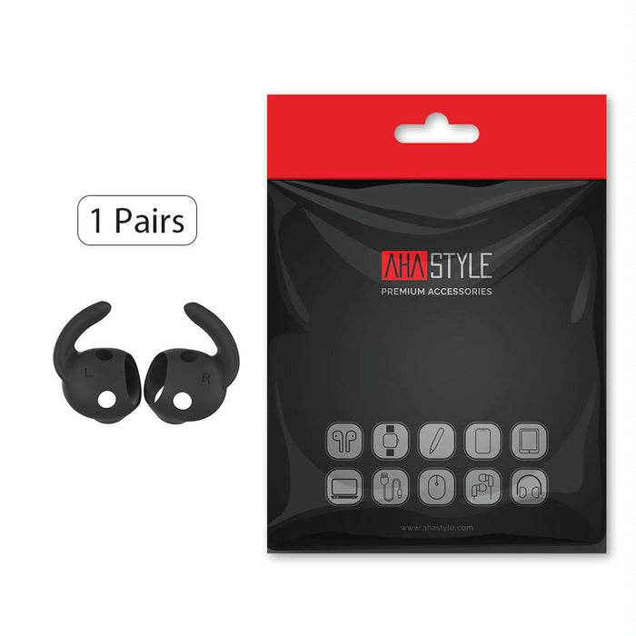 For Beats Studio Buds Ahastyle Pt172 Earphone Silicone Ear Caps - Earcap Black