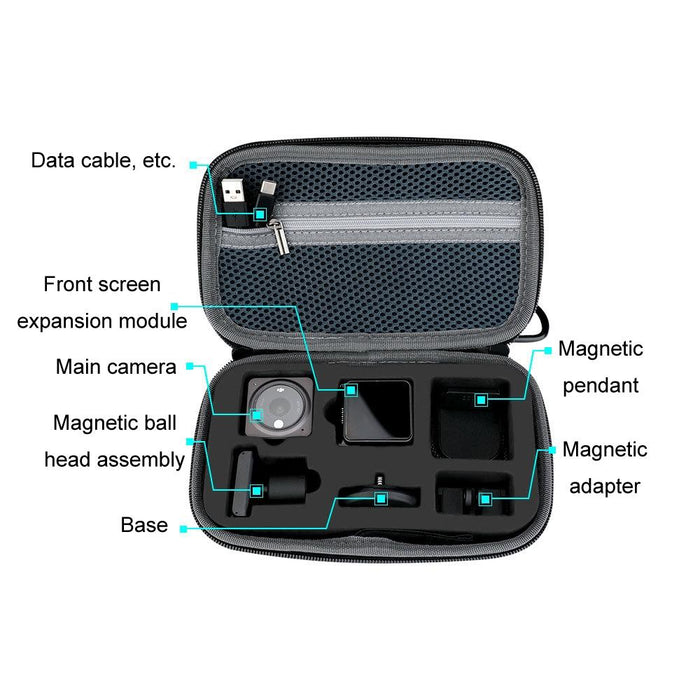 Hard Case Accessory Bag For Dji Action 2 Camera