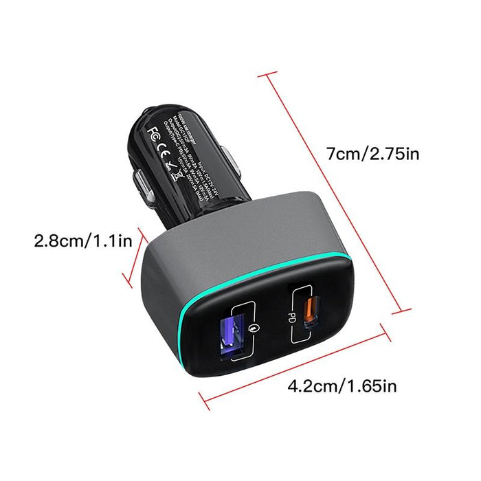 100w 2 In 1 Car Charger