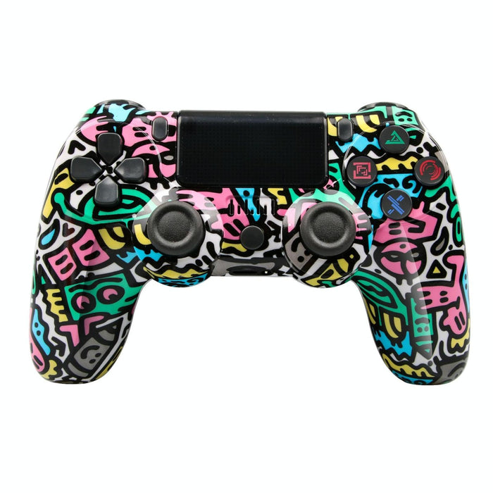 For Ps4 Wireless Bluetooth Game Controller With Light Strip Dual Vibration Game Handle