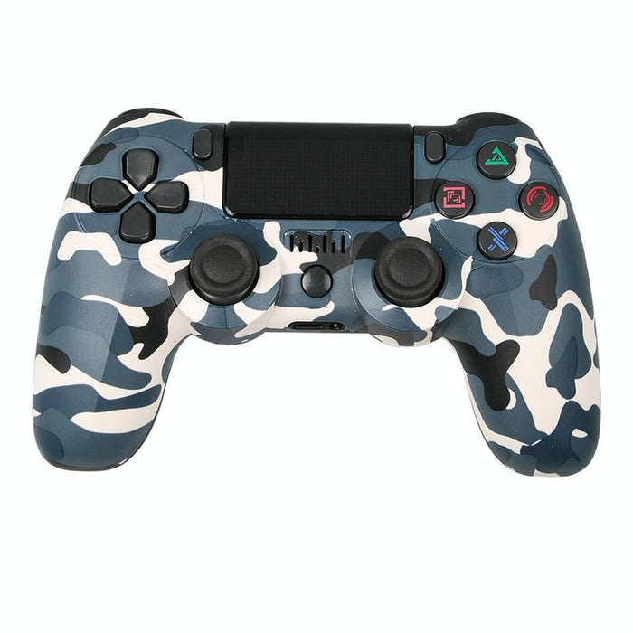 For Ps4 Wireless Bluetooth Game Controller With Light Strip Dual Vibration Game Handle