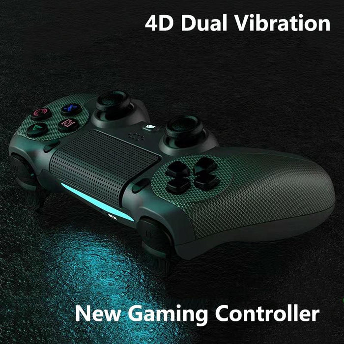 Km048 For Ps4 Bluetooth Wireless Gamepad Controller 4.0 With Light Bar Battle Gray