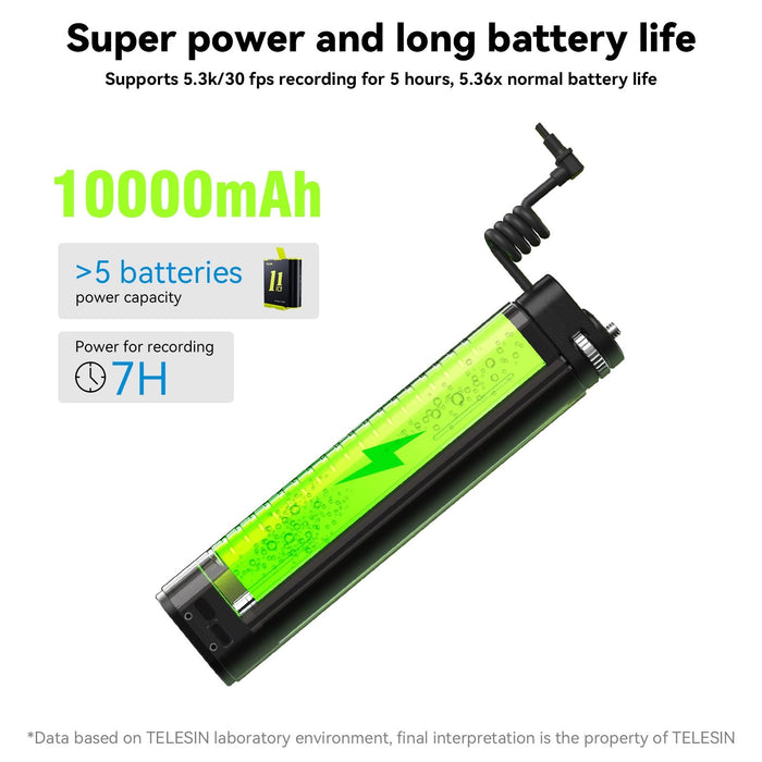 Charging Selfie Stick 10000mah Power Bank For Sports Camera