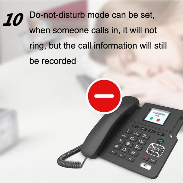 P03 4G+ Voip Dual Mode Wireless Fixed Line Sip Network Phone Ip Enterprise Office Phone Wireless Landline