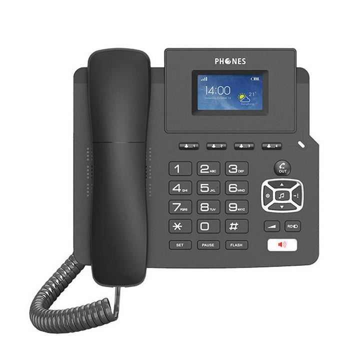 P03 4G+ Voip Dual Mode Wireless Fixed Line Sip Network Phone Ip Enterprise Office Phone Wireless Landline