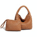 Hand Woven Handbag 2 In 1 Single Shoulder Messenger Bag