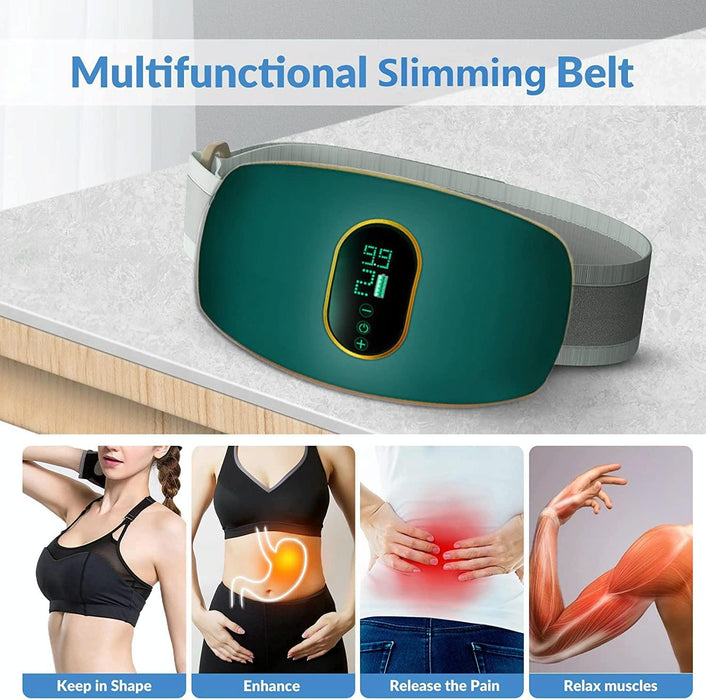 Rechargeable Abdominal Vibration Fat Removal Belt Magnet Massage Machine
