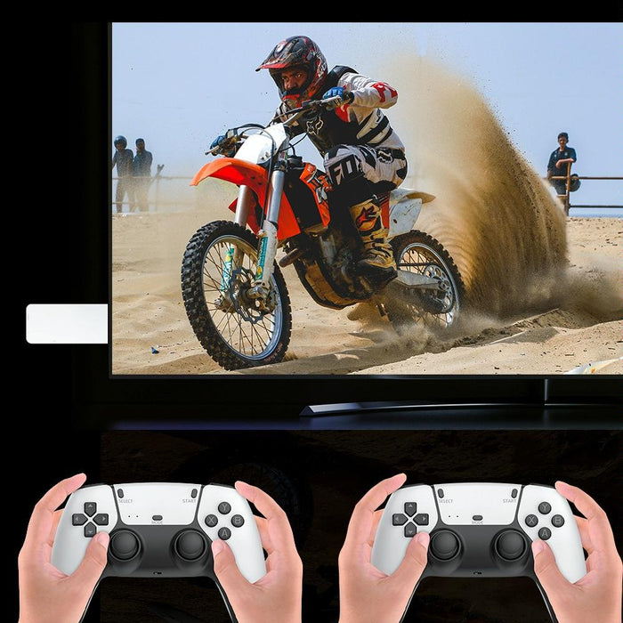 M15 Hdmi Hd 4K Tv Dual Handle Game Console 128G 30000 Games