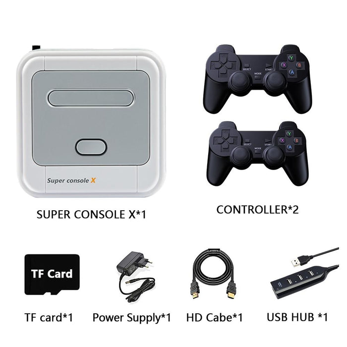 Super Console X 128G 40000 & Games Wireless 4K Hd 3D Double Game Console Box