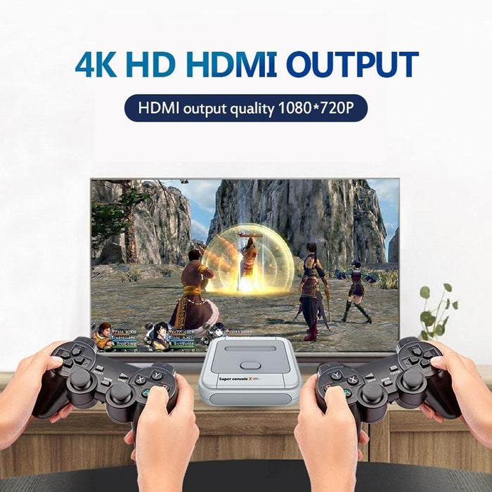 Super Console X 128G 40000 & Games Wireless 4K Hd 3D Double Game Console Box