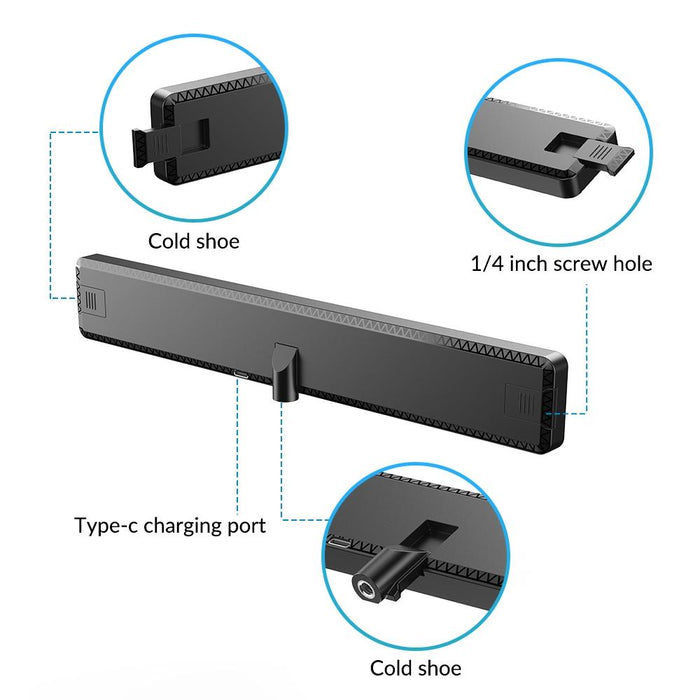 Portable Square Strip Live Video Conferencing Fill Light
