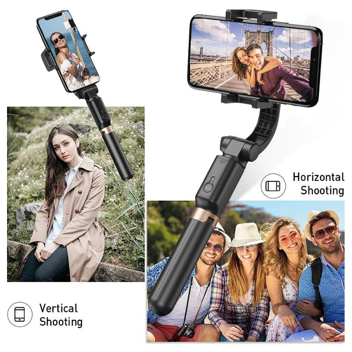 Multifunctional Mobile Phone Gimbal Stabilizer with Live