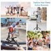 Multifunctional Mobile Phone Gimbal Stabilizer with Live