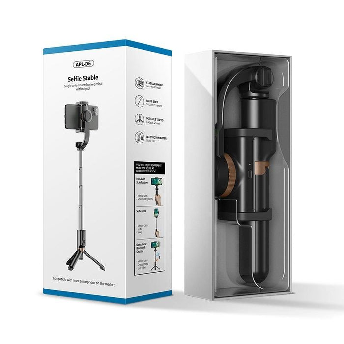 Multifunctional Mobile Phone Gimbal Stabilizer with Live